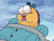 Mr. Mailman freaking out.