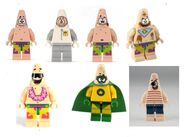 All Patrick minifigure variations