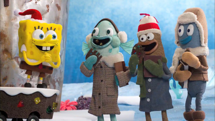 Губка боб празднует рождество. Рождество губки Боба 2012. Christmas Sponge Bob 2022. Спанч Боб празднует Рождество смотреть онлайн.