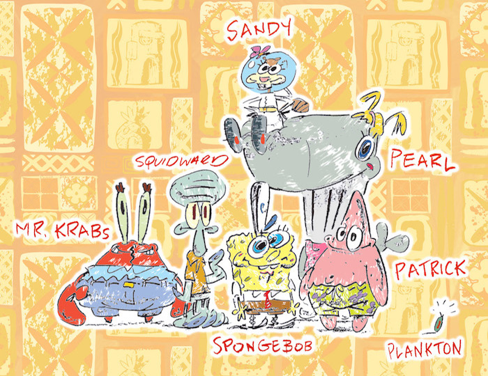 spongebob squarepants characters names full cast crew