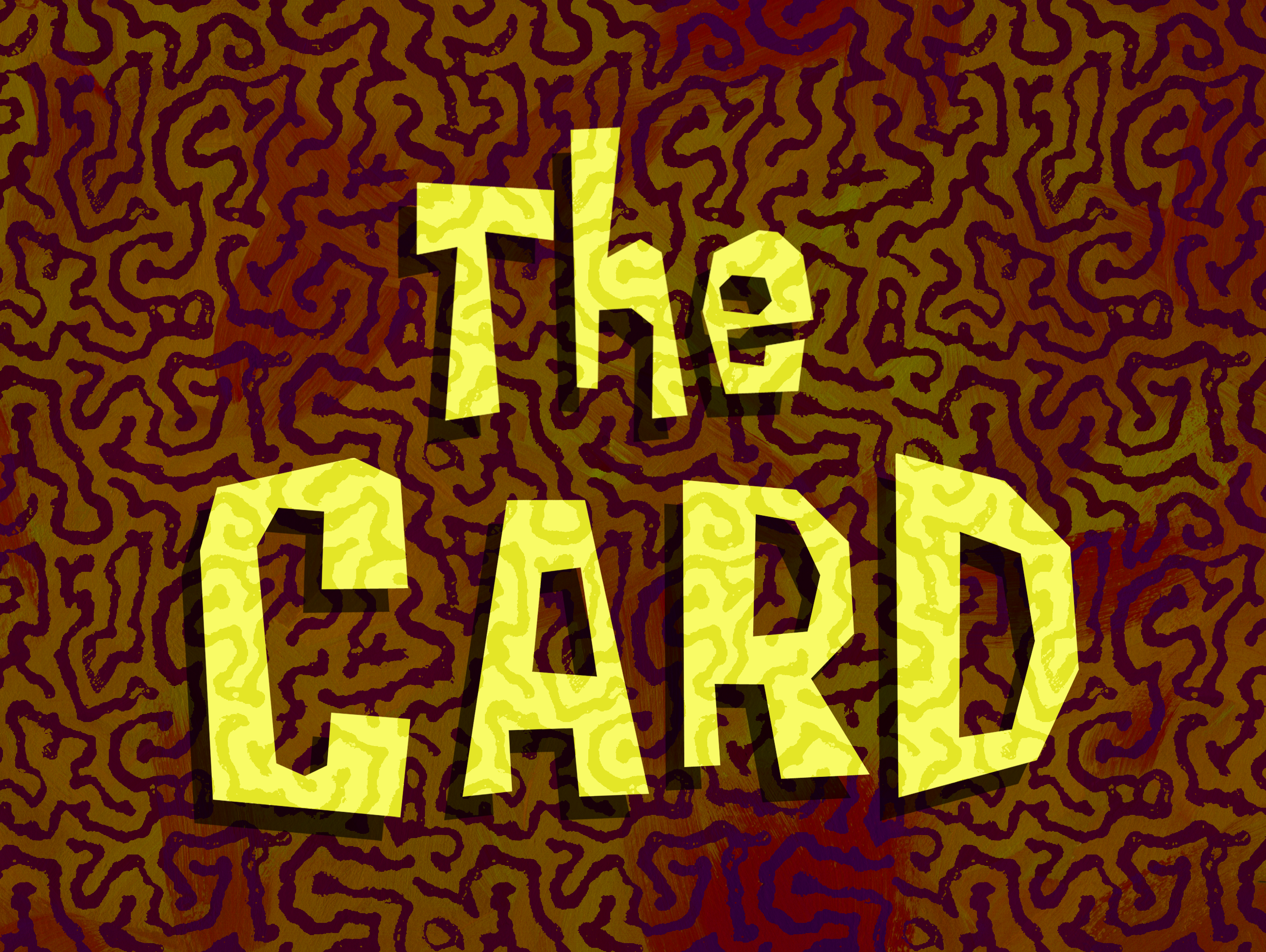 Spongebob cards