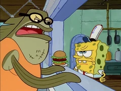 Губка Боб противостоит Баббл Басу