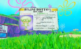 Squidward's license in SpongeBob Simulator