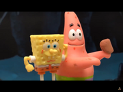 SpongeBob and Patrick as they appear in Toy Shots