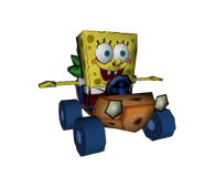 Nicktoons Racing, SpongeBob's first video game appearance