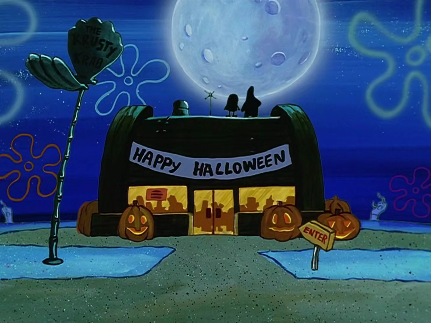 Spongebob Celebrates Spooky Month