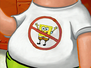 Patrick's "National No SpongeBob Day" T-Shirt