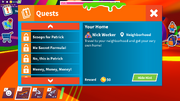 The meme as a quest title in Nickverse.