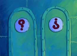 The bathrooms in Rock Bottom.