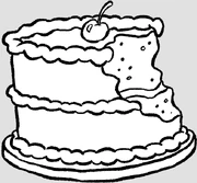 A cake