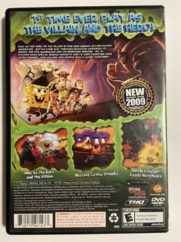 Globs of Doom PlayStation 2 back cover with the 2009 new game sticker