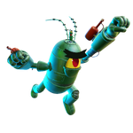 Plankton's render in Nickelodeon All-Star Brawl 2