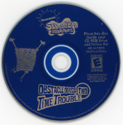 Disc for the SpongeBob Square Box Gift Set release of the game