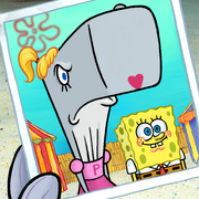 SpongeBob-Pearl-photo-painting-Tunnel-of-Glove