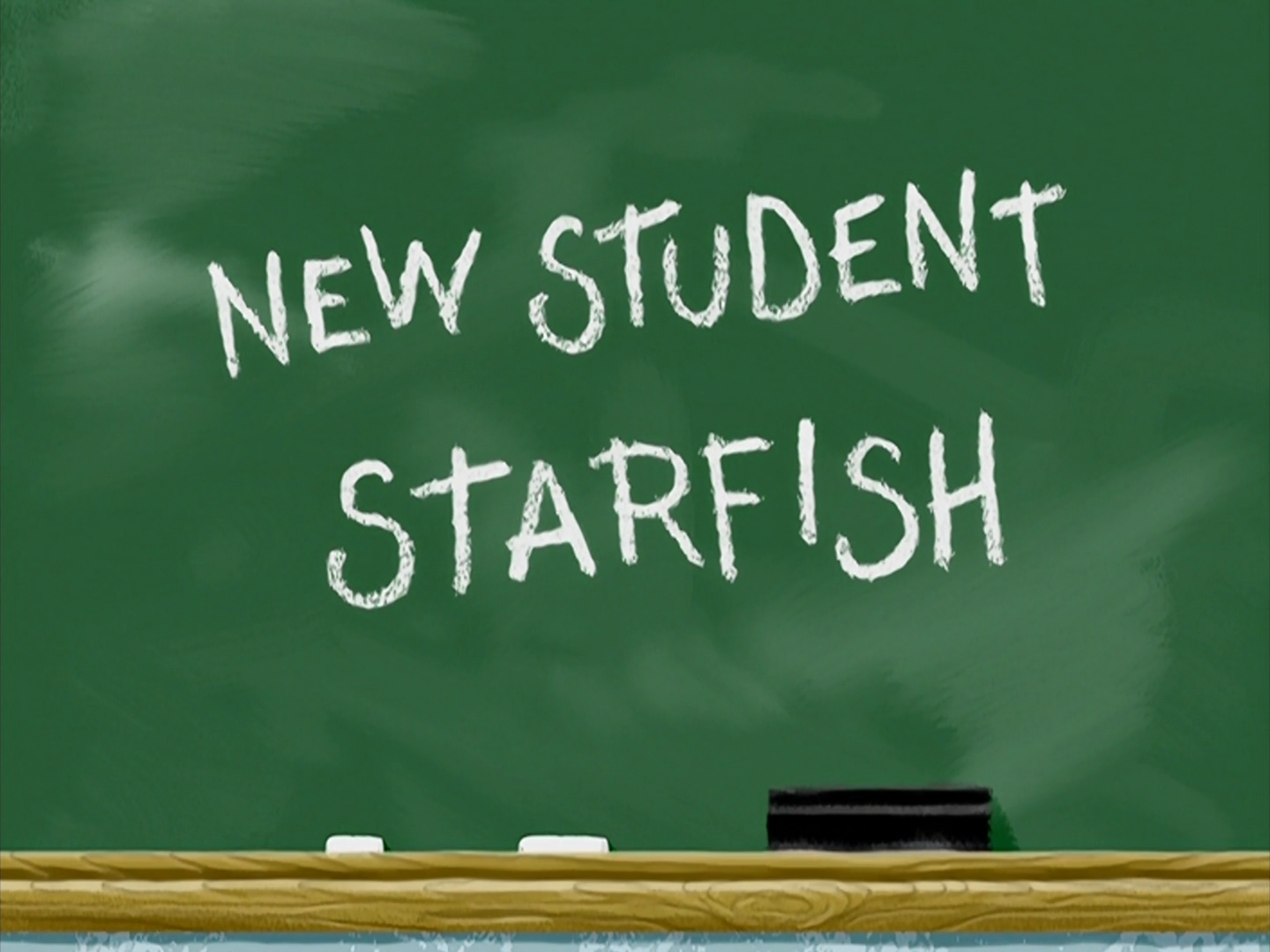 spongebob new student starfish fight