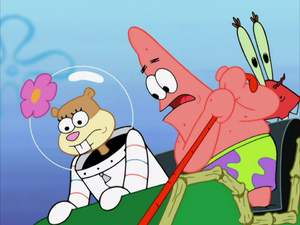 spongebob and sandy and patrick