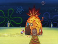 Spongebob at Night