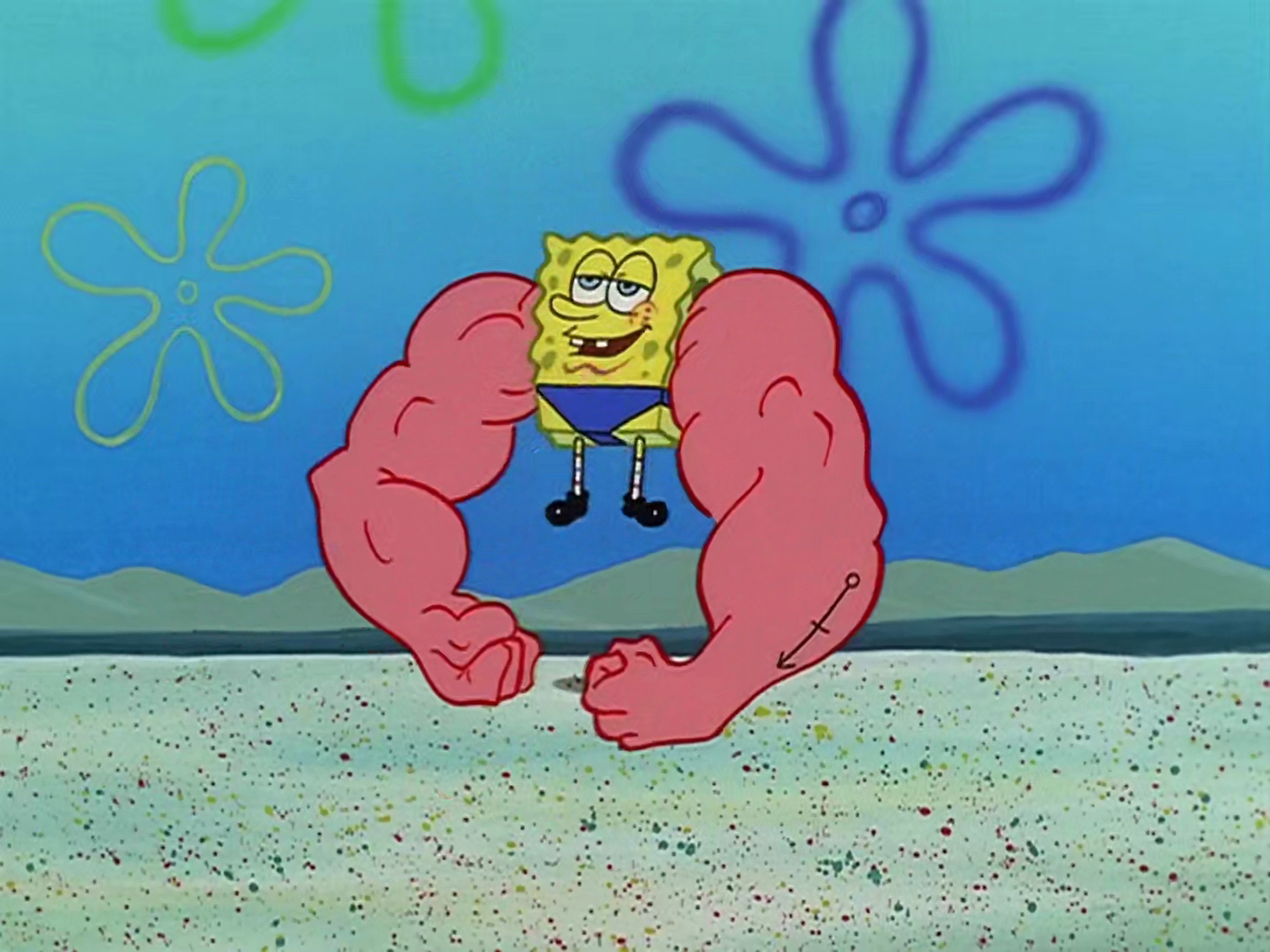 spongebob squiggly arms