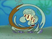 A smear frame in "Bubblestand"