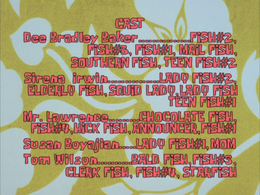 "Chocolate Fish" in the end credits for this episode.