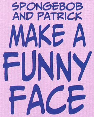 spongebob text faces