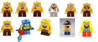 All variations of the SpongeBob LEGO Minifigure