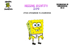 spongebob missing identity