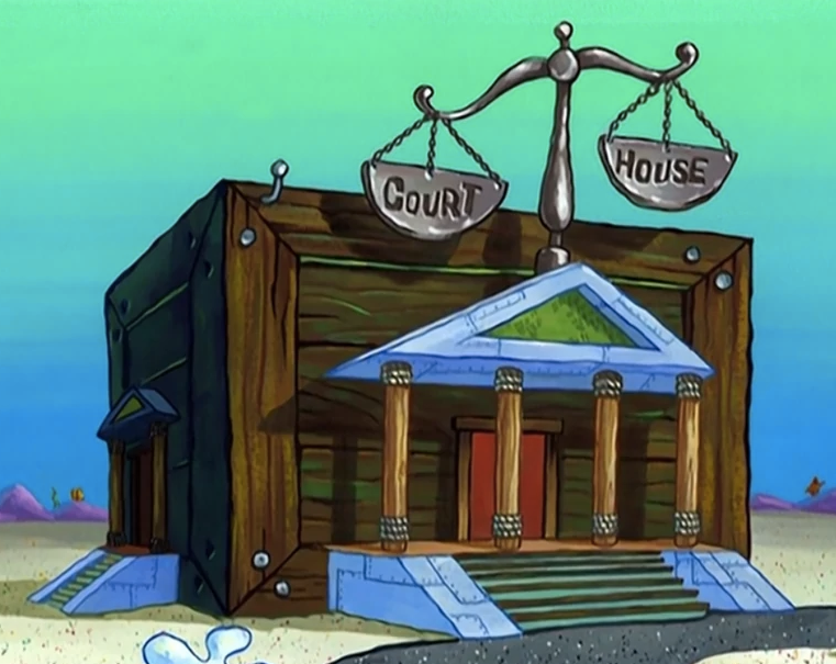 mr krabs house inside