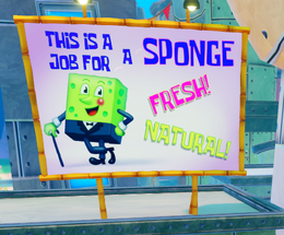 Fresh Nautical Sponge Billboard in SpongeBob Simulator