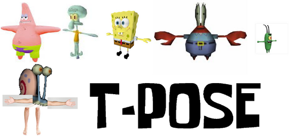 Squidward T-pose, T-Pose