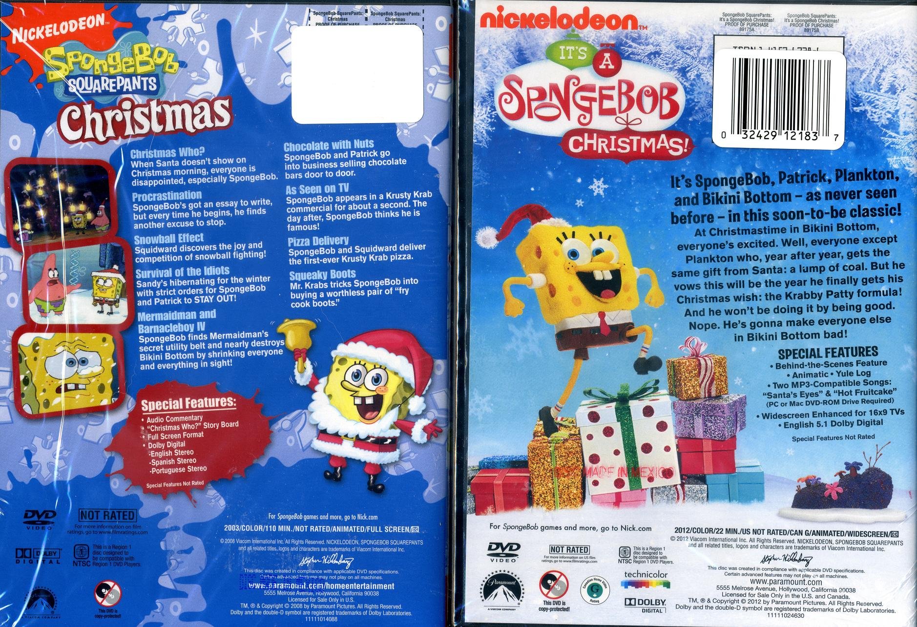 Christmas DVD Double Pack | Encyclopedia SpongeBobia | Fandom Christmas DVD Double Pack | Encyclopedia SpongeBobia | Fandom