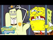 SpongeBob Goes to JAIL! 🧤 "Escape From Beneath Glove World" 5 Minute Episode