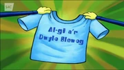 Inscription on the Shirt from Krabby Road