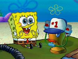 Soda drinking hat, Encyclopedia SpongeBobia