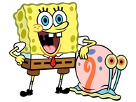 SpongeBob and Gary (1)