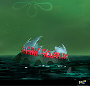 Concept art for a Shark Aquarium set in Atlantic City.