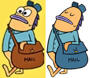 Evolution of Mr. Mailman's default design.