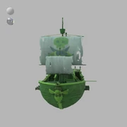 3D Ship Dutchman turnaround