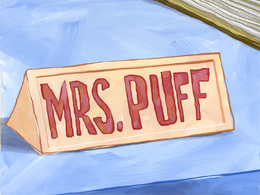Mrs Puff school nameplate.png