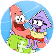 The Patrick Star Show badge obtained from completing quests from The Patrick Star Show event in Islands