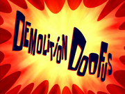 Demolition Doofus title card