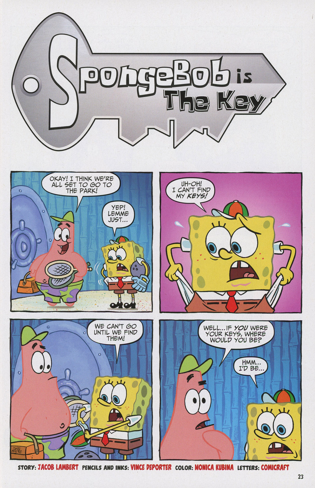 SpongeBob is the Key Encyclopedia SpongeBobia Fandom