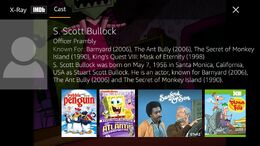 S. Scott Bullock error on Amazon video