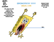 SB s01 E014A CHAR sc146 prehistoric SpongeBob open mouth