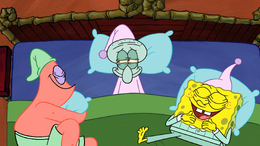 SpongeBob's pink night hat error in Dream Hoppers