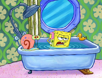Gary Takes a Bath | Encyclopedia SpongeBobia | Fandom