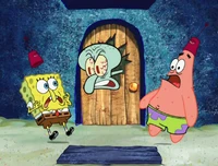 Squidward finally fed up with SpongeBob and Patrick since their antics had ruined his Sunday.