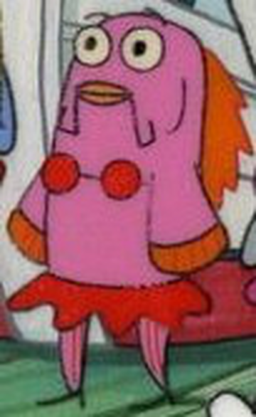 spongebob fish characters pink lady