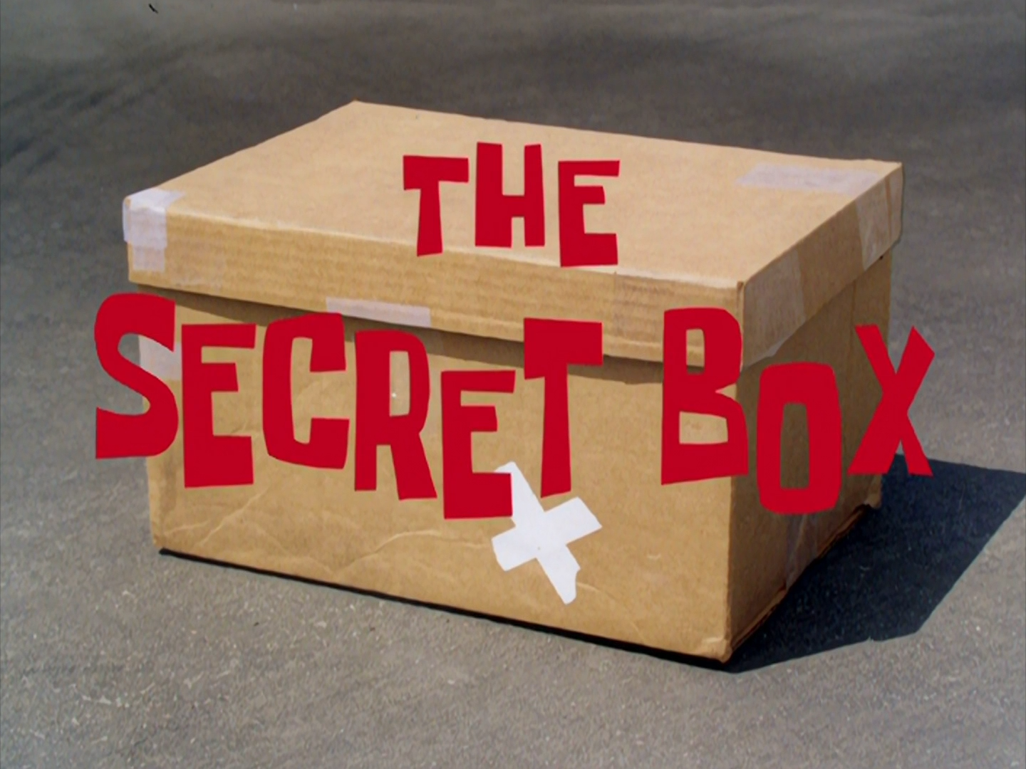 spongebob the secret box