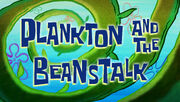 Plankton and the Beanstalk